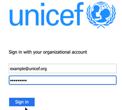 A screenshot of a login page
Description automatically generated