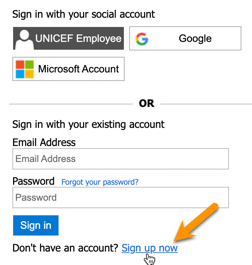 A screenshot of a login page
Description automatically generated